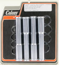 PUSHROD COV ERS CHROME PLATED